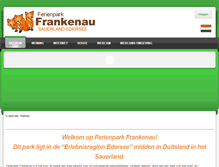 Tablet Screenshot of ferienpark-frankenau.com